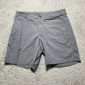 Columbia Mens Gray Outdoor Utility Hiking Shorts Size 32W 8 Inseam Quick Dry